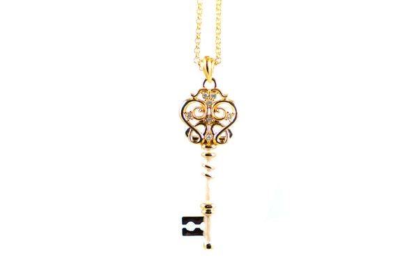 Small Gold Key 'Bright Love' - ArtLofter