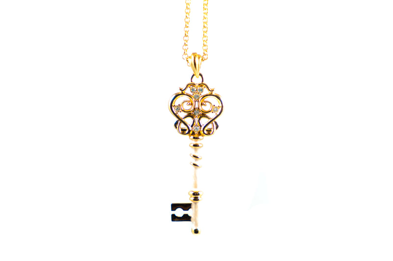 Small Gold Key 'Bright Love' - ArtLofter