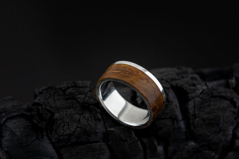 Ring Male With Wood - ArtLofter