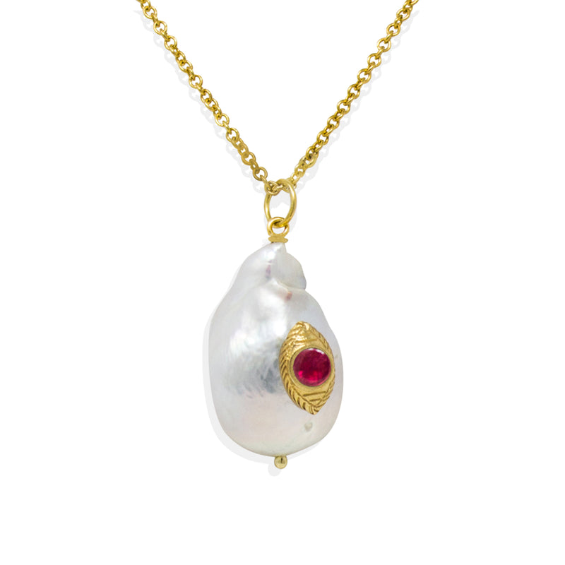 Ruby Eye Pendant